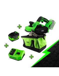 PROMO ELÉCTRICA CON CEPILLO 60020 + BATERÍA 4.0AH + CARGADOR 20V + MOCHILA