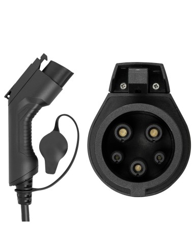 CABLE DE CARGA PARA COCHE ELÉCTRICO, 3.6KW, 16 A, TIPO 1 A TIPO 2 (MONOFÁSICO)