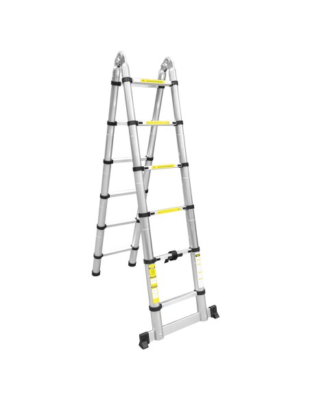 ESCALERA TELESCÓPICA EN V PLEGABLE