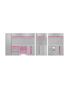 SET DE TIRADORES PARA SERIE565 - ROSA