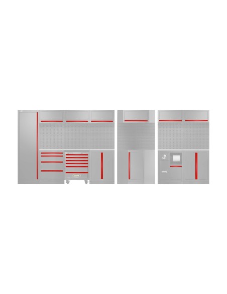 SET DE TIRADORES PARA SERIE565 - ROJO