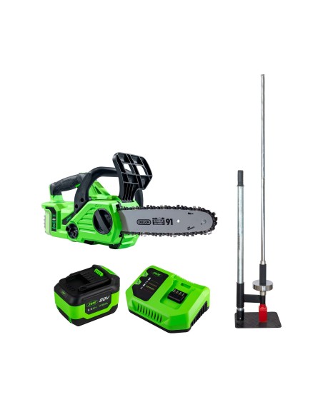 PROMO MOTOSIERRA + 53782 + 60015 + 60016 + CORTADOR DE LEÑA DE REGALO