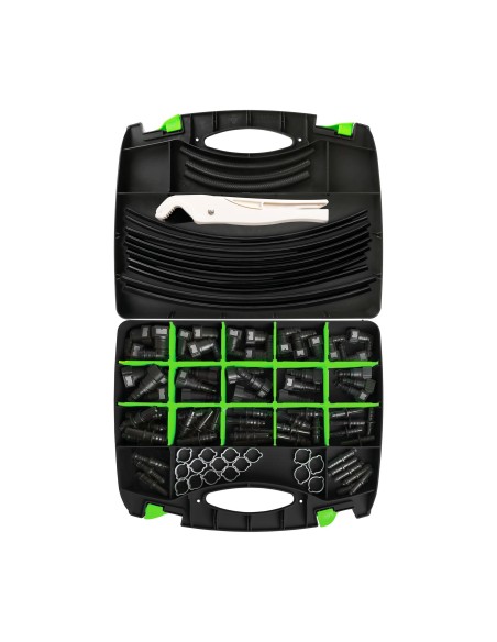 ESTUCHE DE CONECTORES Y TUBOS PARA COMBUSTIBLE 95PCS