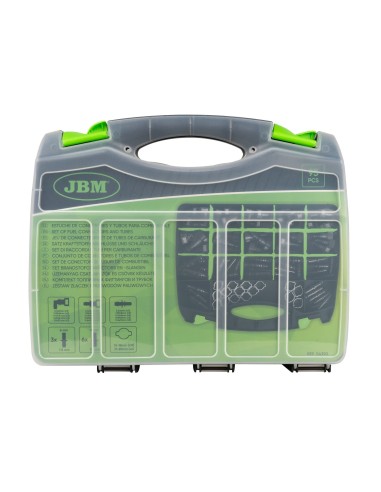 ESTUCHE DE CONECTORES Y TUBOS PARA COMBUSTIBLE 95PCS