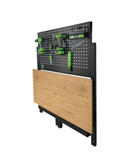 MESA DE TRABAJO PLEGABLE CON PANEL FRONTAL