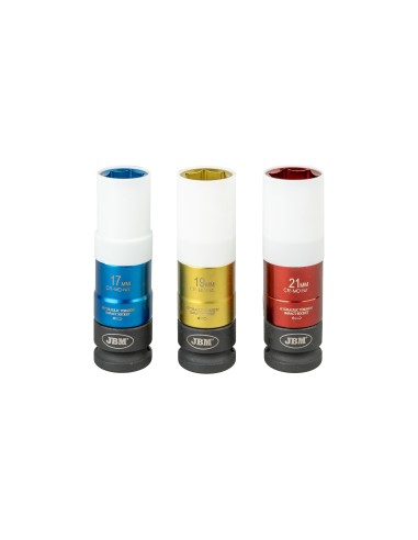 SET DE 3 VASOS DE IMPACTO DE TORQUE LIMITADO