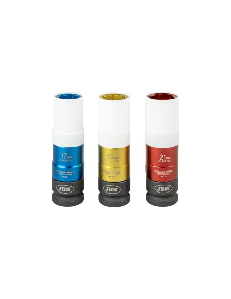 SET DE 3 VASOS DE IMPACTO DE TORQUE LIMITADO