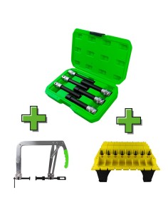 PROMO SET DE 6 VASOS 1/2" TORX TIPO E EXTRA LARGOS 53915 + 53637 + 52734