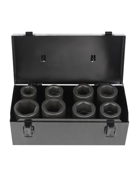 SET DE 8 VASOS DE IMPACTO DE 1" LARGOS