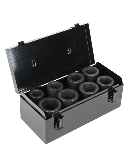 SET DE 8 VASOS DE IMPACTO DE 1" LARGOS