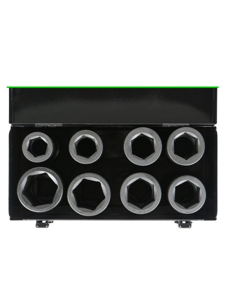 SET DE 8 VASOS DE IMPACTO DE 1" LARGOS