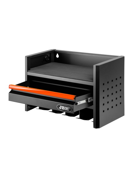 ESTANTE PARA ALMACENAMIENTO DE HERRAMIENTAS ELÉCTRICAS DE 3 NIVELES - NARANJA