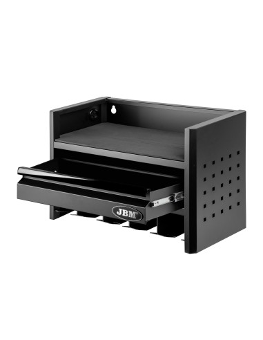 ESTANTE PARA ALMACENAMIENTO DE HERRAMIENTAS ELÉCTRICAS DE 3 NIVELES - NEGRO