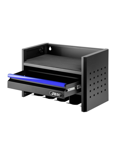 ESTANTE PARA ALMACENAMIENTO DE HERRAMIENTAS ELÉCTRICAS DE 3 NIVELES - AZUL