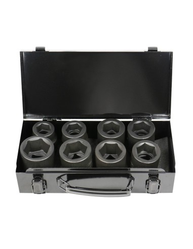 SET DE 8 VASOS DE IMPACTO DE 1"