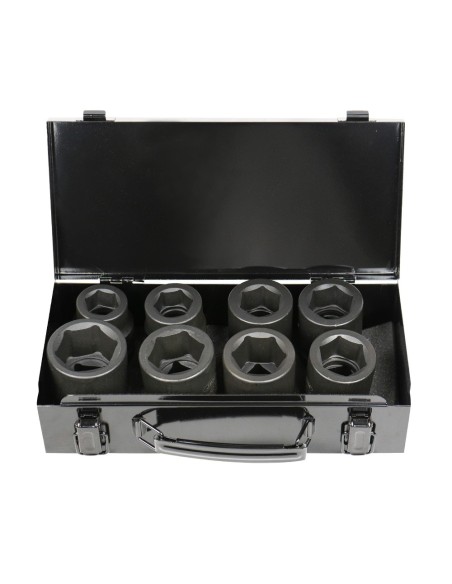 SET DE 8 VASOS DE IMPACTO DE 1"