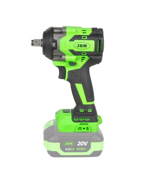 PISTOLA DE IMPACTO BRUSHLESS A BATERÍA 1/2" 800NM