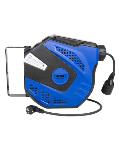 CARRETE DE CABLE ELÉCTRICO 21M - AZUL
