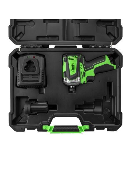 ATORNILLADOR DE IMPACTO BRUSHLESS A BATERÍA 1/4" 150NM CON MALETÍN