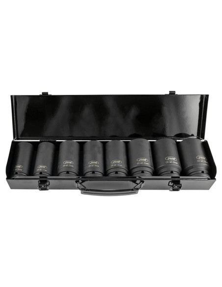 SET DE 8 VASOS DE IMPACTO HEXAGONALES 3/4"