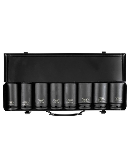 SET DE 8 VASOS DE IMPACTO HEXAGONALES 3/4"