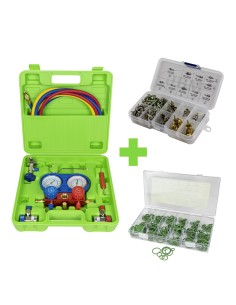 SERIE347: 53456 SET DE COMPROBACIÓN DE SISTEMA AACC + 50807 ESTUCHE DE JUNTAS + 53599 OBUSES
