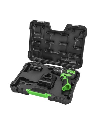 TALADRO PERCUTOR A BATERÍA DE 12V CON MALETÍN