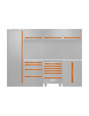 SET DE TIRADORES PARA SERIE446 - NARANJA