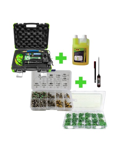 53539 KIT DE DETECCIÓN DE FUGAS +12977 LÍQUIDO +53599 OBUSES+50807 JUNTAS TÓRICAS +53503 TERMÓMETRO