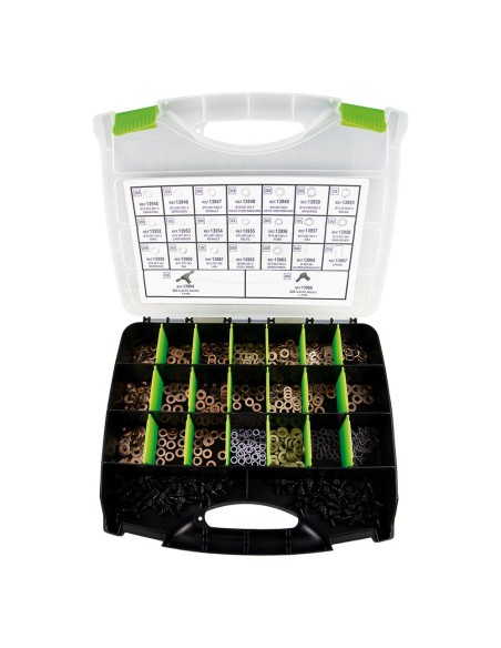 ESTUCHE DE ARANDELAS DE COBRE PARA INYECTORES 551PCS