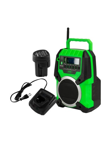 60055 RADIO INALÁMBRICA + 60025 CARGADOR 12V + 60026 BATERÍA LI-ION 2.0AH