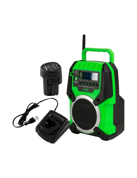 60055 RADIO INALÁMBRICA + 60025 CARGADOR 12V + 60026 BATERÍA LI-ION 2.0AH