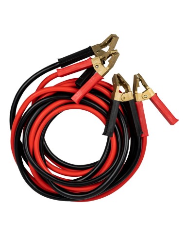 CABLE DE ARRANQUE 50MM2 X2 / 3M CON PINZAS MACIZAS DE LATÓN