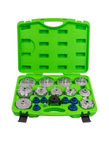 JUEGO DE EXTRACTORES PARA FILTROS DE ACEITE / 19PCS EN ALUMINIO