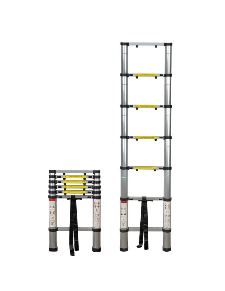 ESCALERA TELESCÓPICA 6 PASOS