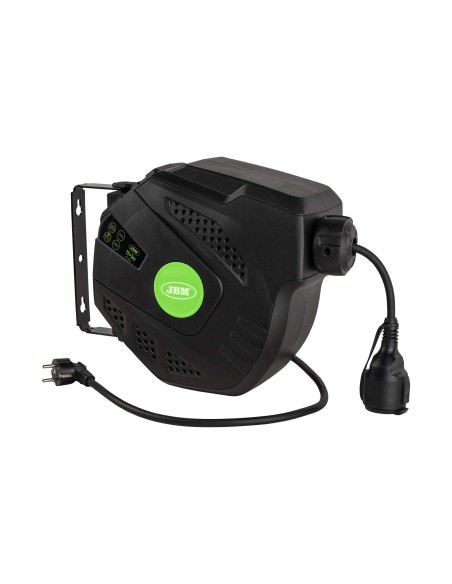 CARRETE DE CABLE ELÉCTRICO 12M - VERDE