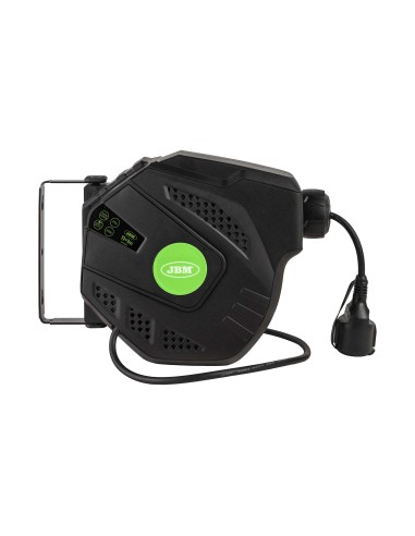 CARRETE DE CABLE ELÉCTRICO 12M - VERDE
