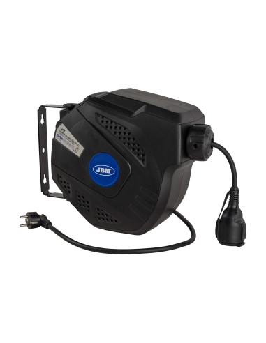 CARRETE DE CABLE ELÉCTRICO 12M - AZUL