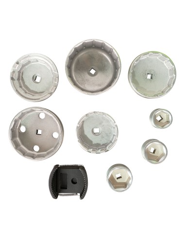 SET DE 9 EXTRACTORES DE FILTROS DE ACEITE