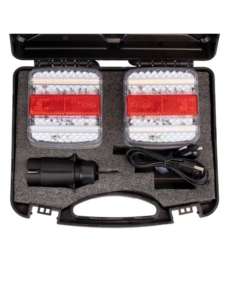 KIT MAGNÉTICO CON 2 PILOTOS LED INALÁMBRICOS
