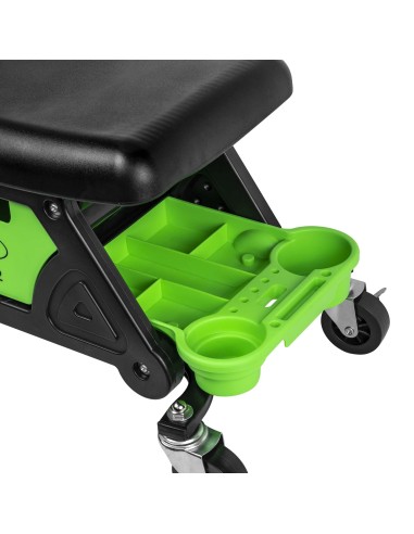 TABURETE DE ACERO CON BANDEJAS EXTRAÍBLES DE HERRAMIENTAS DETAILING