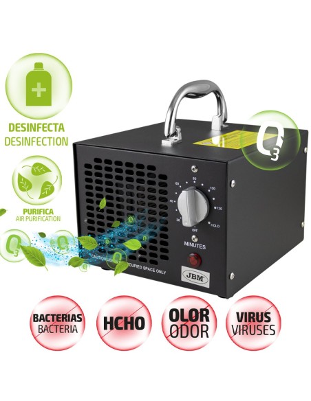 GENERADOR DE OZONO PORTÁTIL 5000MG/H (220V)