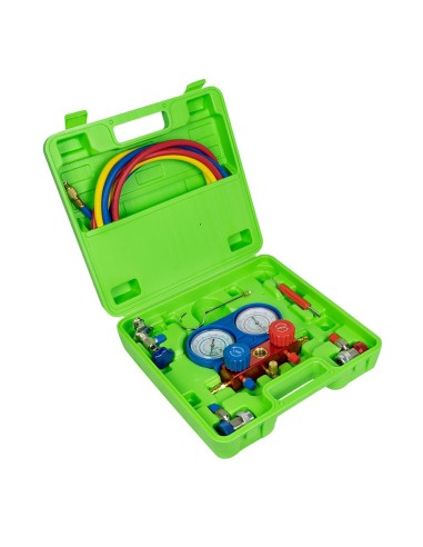 SET DE COMPROBACIÓN, LLENADO Y VACIADO PARA SISTEMAS AACC - COMPATIBLE CON R134A