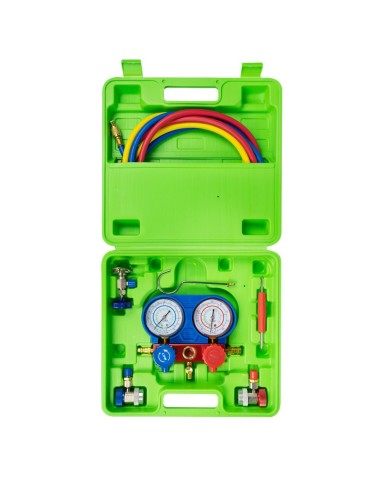 SET DE COMPROBACIÓN, LLENADO Y VACIADO PARA SISTEMAS AACC - COMPATIBLE CON R134A