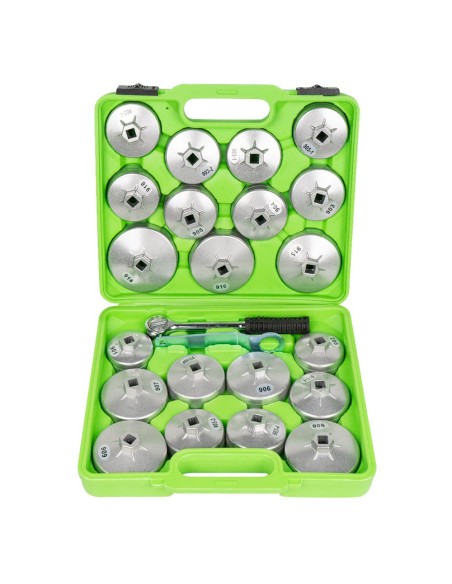 JUEGO DE EXTRACTORES PARA FILTROS DE ACEITE / 23PCS EN ALUMINIO