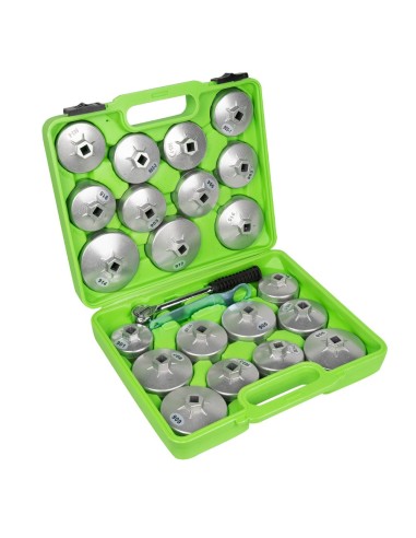 JUEGO DE EXTRACTORES PARA FILTROS DE ACEITE / 23PCS EN ALUMINIO
