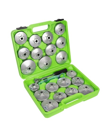 JUEGO DE EXTRACTORES PARA FILTROS DE ACEITE / 23PCS EN ALUMINIO