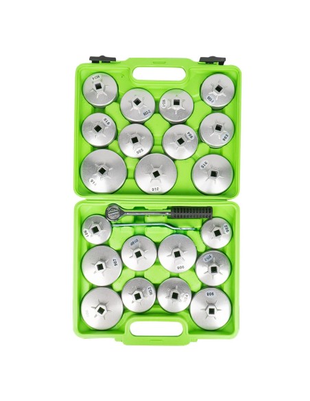 JUEGO DE EXTRACTORES PARA FILTROS DE ACEITE / 23PCS EN ALUMINIO