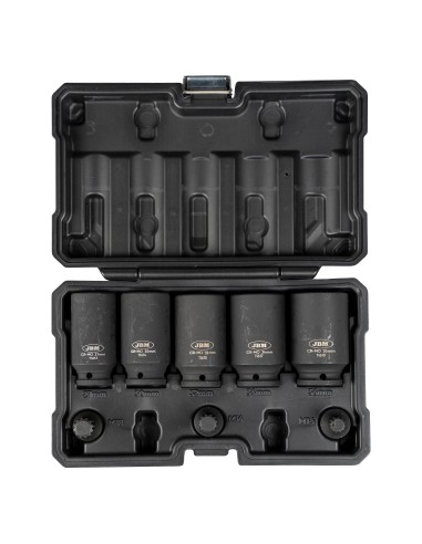 SET DE 5 VASOS Y 3 PUNTAS DE IMPACTO XZN DE 1/2"