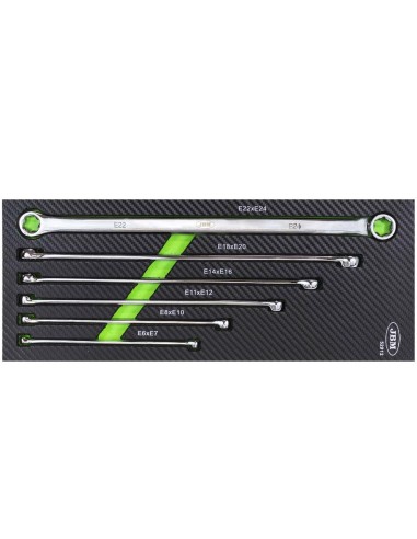 MÓDULO DE 6 LLAVES EXTRALARGAS TORX